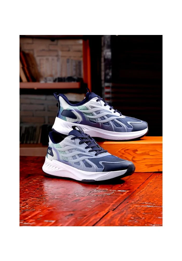 Bacca Bucci Blue HELIX Low-Top Casual Athleisure Shoes for Men | Best Price UAE